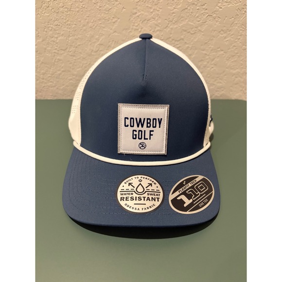 Hooey Other - Hooey Cowboy Golf Navy White Snapback Hat Odessa Fabric Flexfit 110 2530T-NVWH